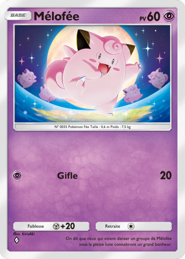 Carte Pokémon TCG Pocket Puissance Génétique Mélofée