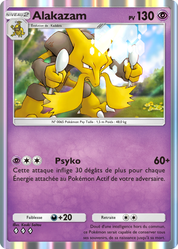 Carte Pokémon TCG Pocket Puissance Génétique Alakazam