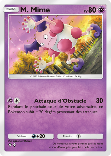Carte Pokémon TCG Pocket Puissance Génétique M. Mime