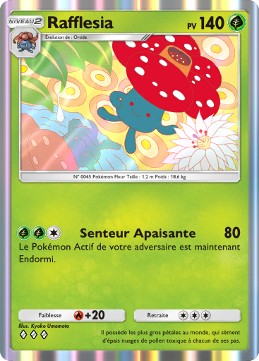 Carte Pokémon TCG Pocket Puissance Génétique Rafflesia