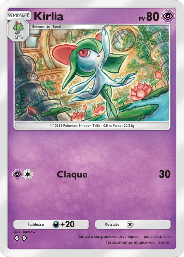 Carte Pokémon TCG Pocket Puissance Génétique Kirlia