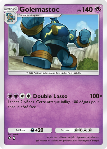 Carte Pokémon TCG Pocket Puissance Génétique Golemastoc