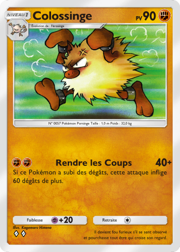 Carte Pokémon TCG Pocket Puissance Génétique Colossinge