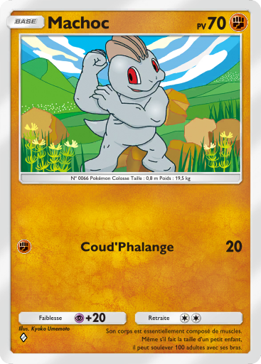 Carte Pokémon TCG Pocket Puissance Génétique Machoc