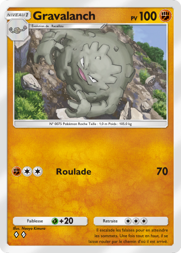 Carte Pokémon TCG Pocket Puissance Génétique Gravalanch
