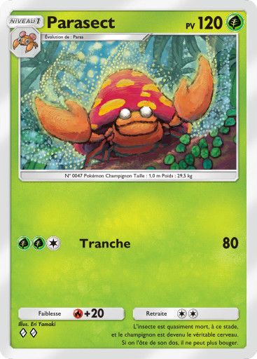 Carte Pokémon TCG Pocket Puissance Génétique Parasect