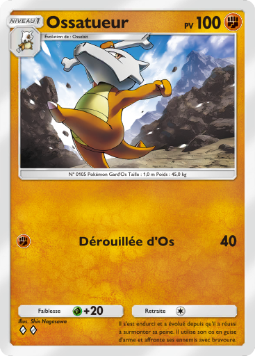 Carte Pokémon TCG Pocket Puissance Génétique Ossatueur