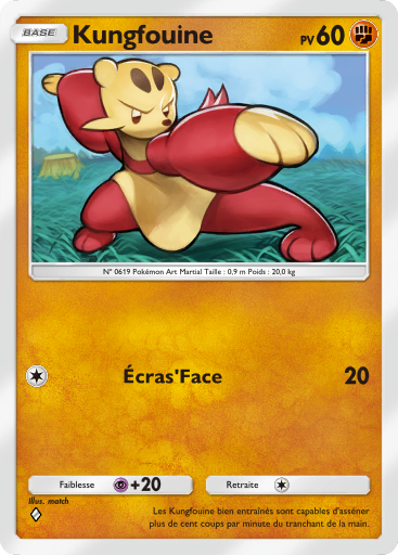 Carte Pokémon TCG Pocket Puissance Génétique Kungfouine