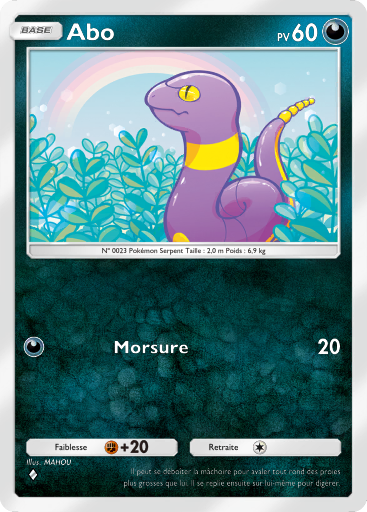 Carte Pokémon TCG Pocket Puissance Génétique Abo