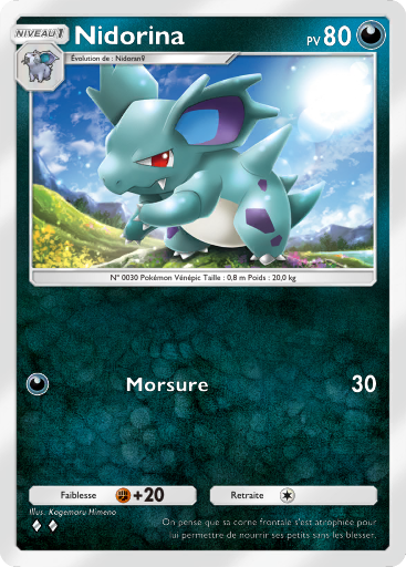Carte Pokémon TCG Pocket Puissance Génétique Nidorina