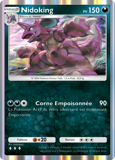 Carte Pokémon TCG Pocket Puissance Génétique Nidoking