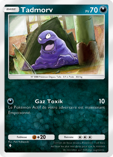 Carte Pokémon TCG Pocket Puissance Génétique Tadmorv