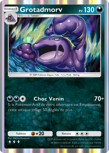 Carte Pokémon TCG Pocket Puissance Génétique Muk