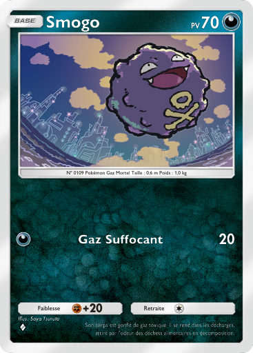 Carte Pokémon TCG Pocket Puissance Génétique Smogo