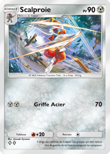 Carte Pokémon TCG Pocket Puissance Génétique Scalproie