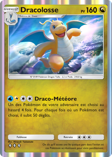 Carte Pokémon TCG Pocket Puissance Génétique Dracolosse