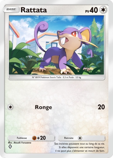 Carte Pokémon TCG Pocket Puissance Génétique Rattata