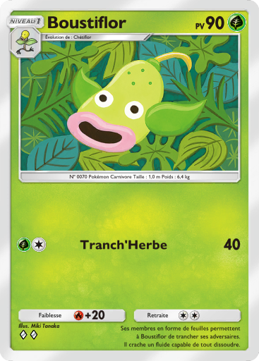 Carte Pokémon TCG Pocket Puissance Génétique Boustiflor