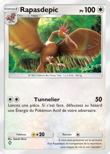 Carte Pokémon TCG Pocket Puissance Génétique Rapasdepic
