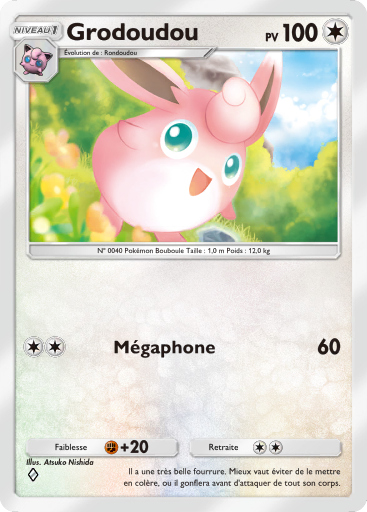 Carte Pokémon TCG Pocket Puissance Génétique Grodoudou