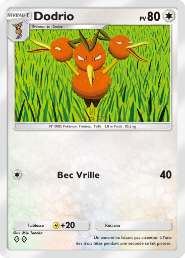 Carte Pokémon TCG Pocket Puissance Génétique Dodrio