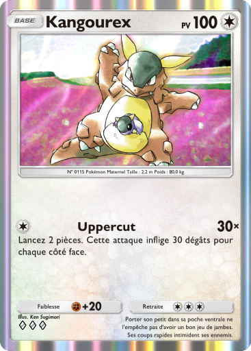 Carte Pokémon TCG Pocket Puissance Génétique Kangourex
