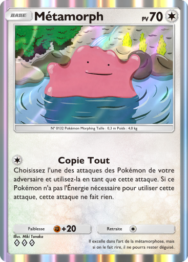 Carte Pokémon TCG Pocket Puissance Génétique Métamorph