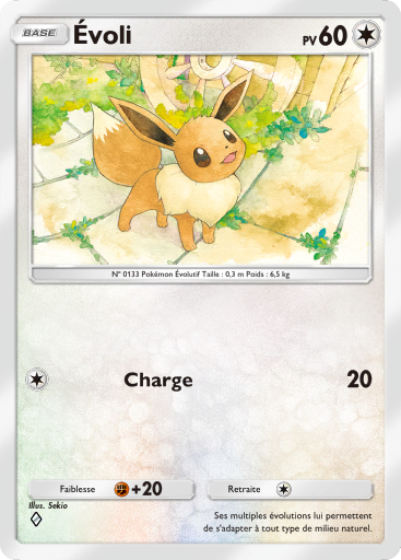Carte Pokémon TCG Pocket Puissance Génétique Évoli