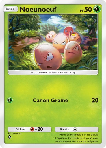 Carte Pokémon TCG Pocket Puissance Génétique Noeunoeuf