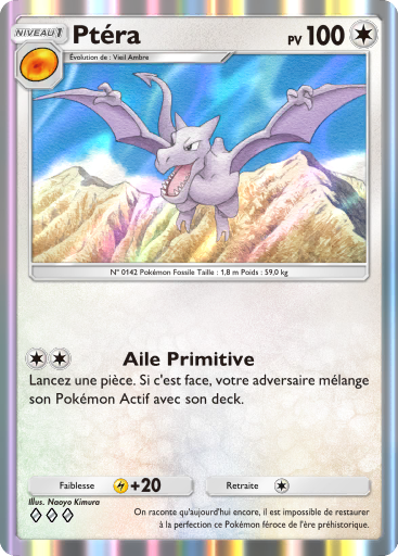 Carte Pokémon TCG Pocket Puissance Génétique Ptéra
