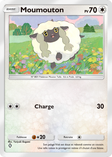 Carte Pokémon TCG Pocket Puissance Génétique Moumouton