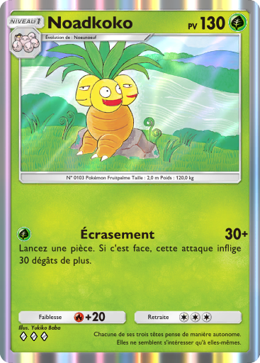 Carte Pokémon TCG Pocket Puissance Génétique Noadkoko