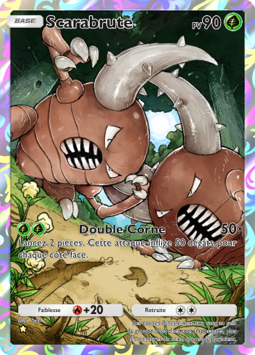 Carte Pokémon TCG Pocket Puissance Génétique Scarabrute