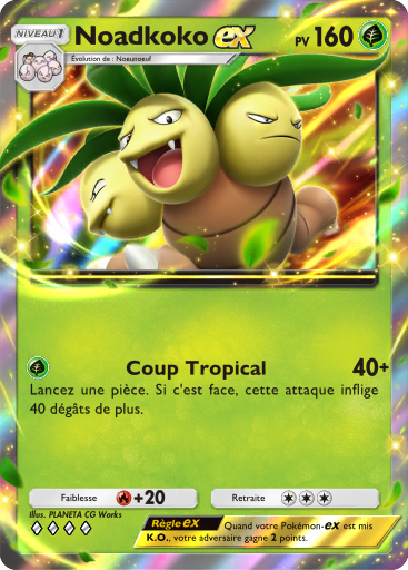 Carte Pokémon TCG Pocket Puissance Génétique Noadkoko-ex