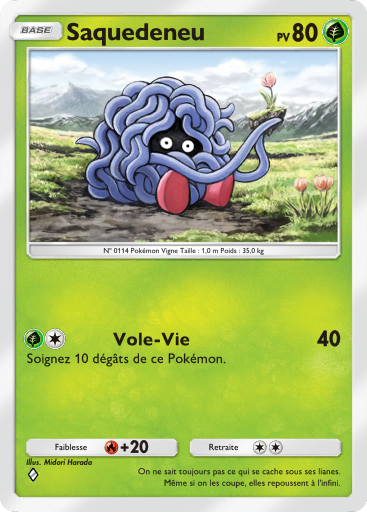 Carte Pokémon TCG Pocket Puissance Génétique Tangela
