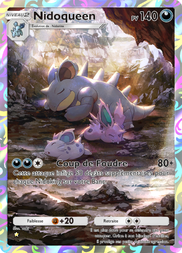 Carte Pokémon TCG Pocket Puissance Génétique Nidoqueen