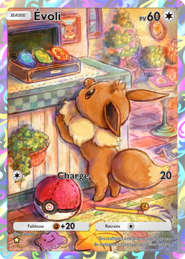 Carte Pokémon TCG Pocket Puissance Génétique Évoli