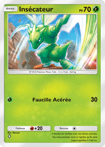 Carte Pokémon TCG Pocket Puissance Génétique Insécateur
