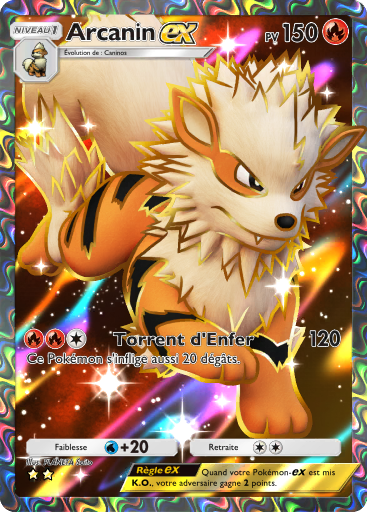 Carte Pokémon TCG Pocket Puissance Génétique Arcanin-ex