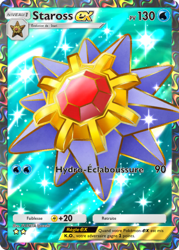 Carte Pokémon TCG Pocket Puissance Génétique Staross-ex