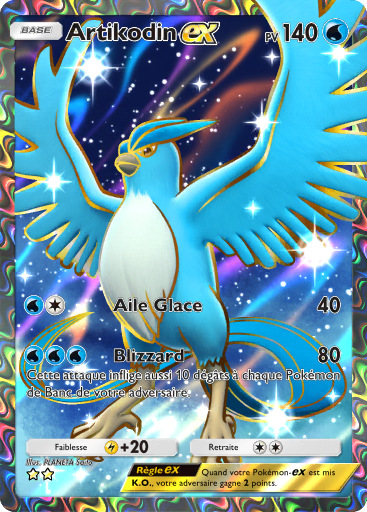 Carte Pokémon TCG Pocket Puissance Génétique Artikodin-ex