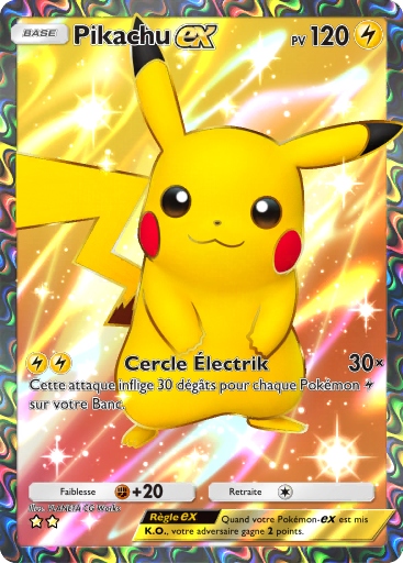Carte Pokémon TCG Pocket Puissance Génétique Pikachu-ex