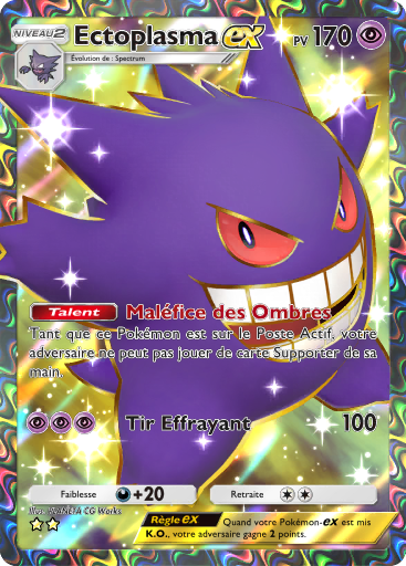Carte Pokémon TCG Pocket Puissance Génétique Ectoplasma-ex