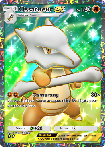 Carte Pokémon TCG Pocket Puissance Génétique Ossatueur-ex