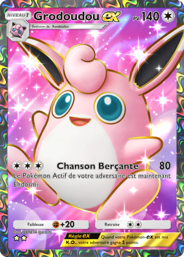 Carte Pokémon TCG Pocket Puissance Génétique Grodoudou-ex