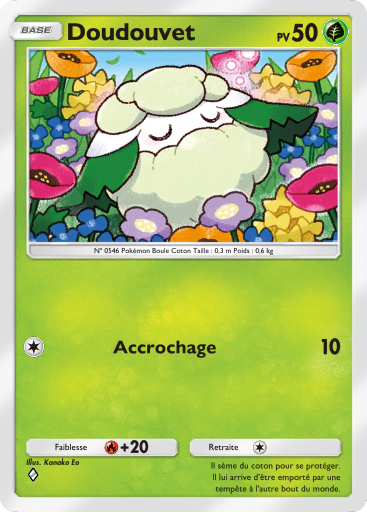 Carte Pokémon TCG Pocket Puissance Génétique Doudouvet