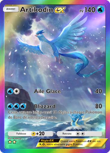 Carte Pokémon TCG Pocket Puissance Génétique Artikodin-ex