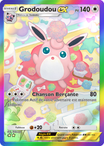 Carte Pokémon TCG Pocket Puissance Génétique Grodoudou-ex