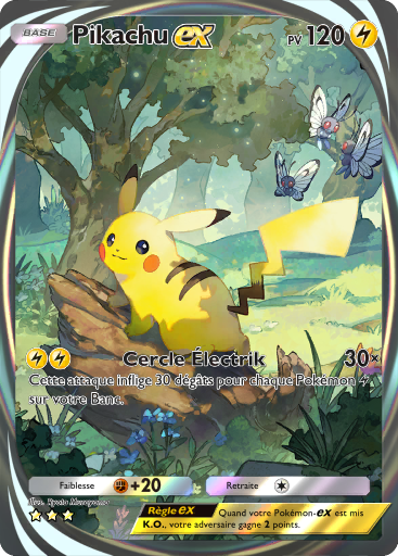 Carte Pokémon TCG Pocket Puissance Génétique Pikachu-ex