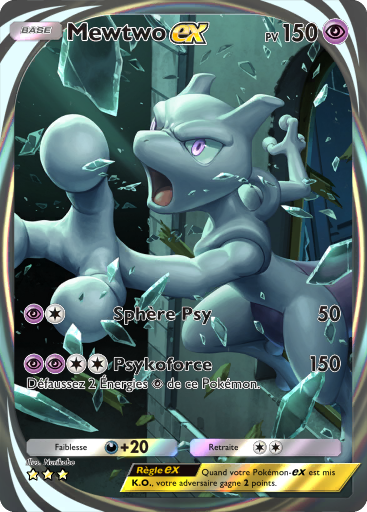 Carte Pokémon TCG Pocket Puissance Génétique Mewtwo-ex